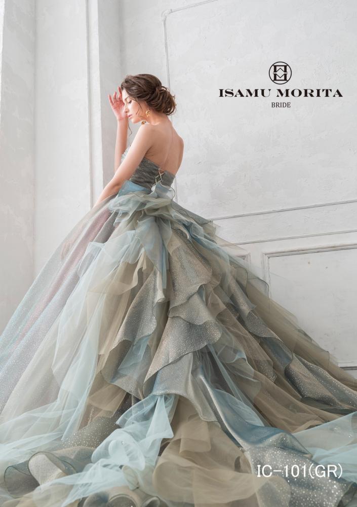 ISAMUMORITA IC101 【結婚式 カラードレス レンタル】