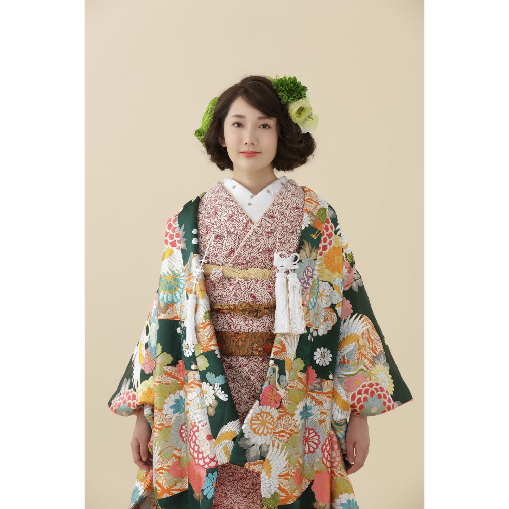 菊花飛翔の舞 【結婚式 和装 色打掛 レンタル】