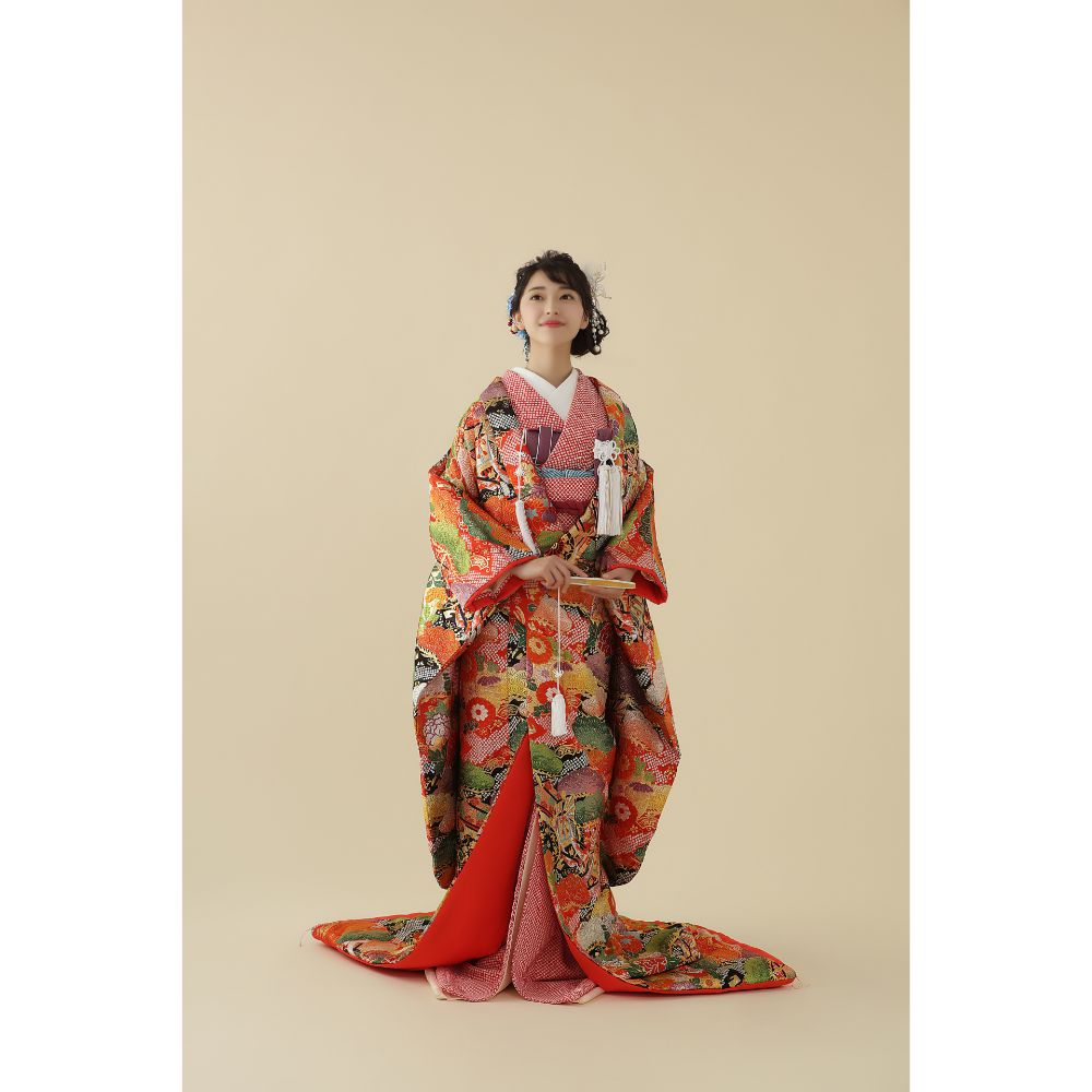 鹿子花暦 【結婚式 和装 色打掛 レンタル】