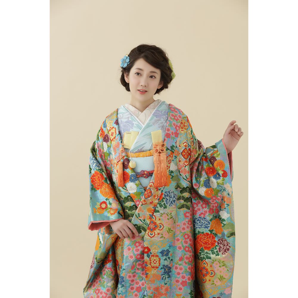 正倉院華景色 【結婚式 和装 色打掛 レンタル】