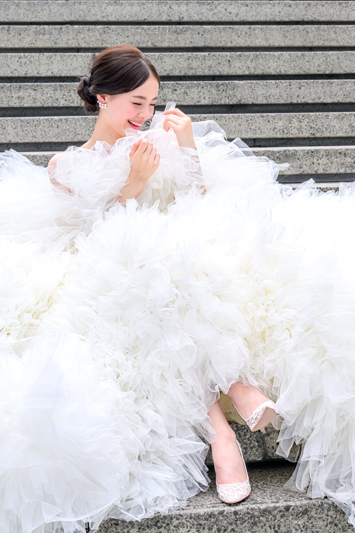 VALENTINA(ANTIQUE WHITE) ヴァレンティナ【ウェディングドレス レンタル】ミリアロンドン【結婚式】