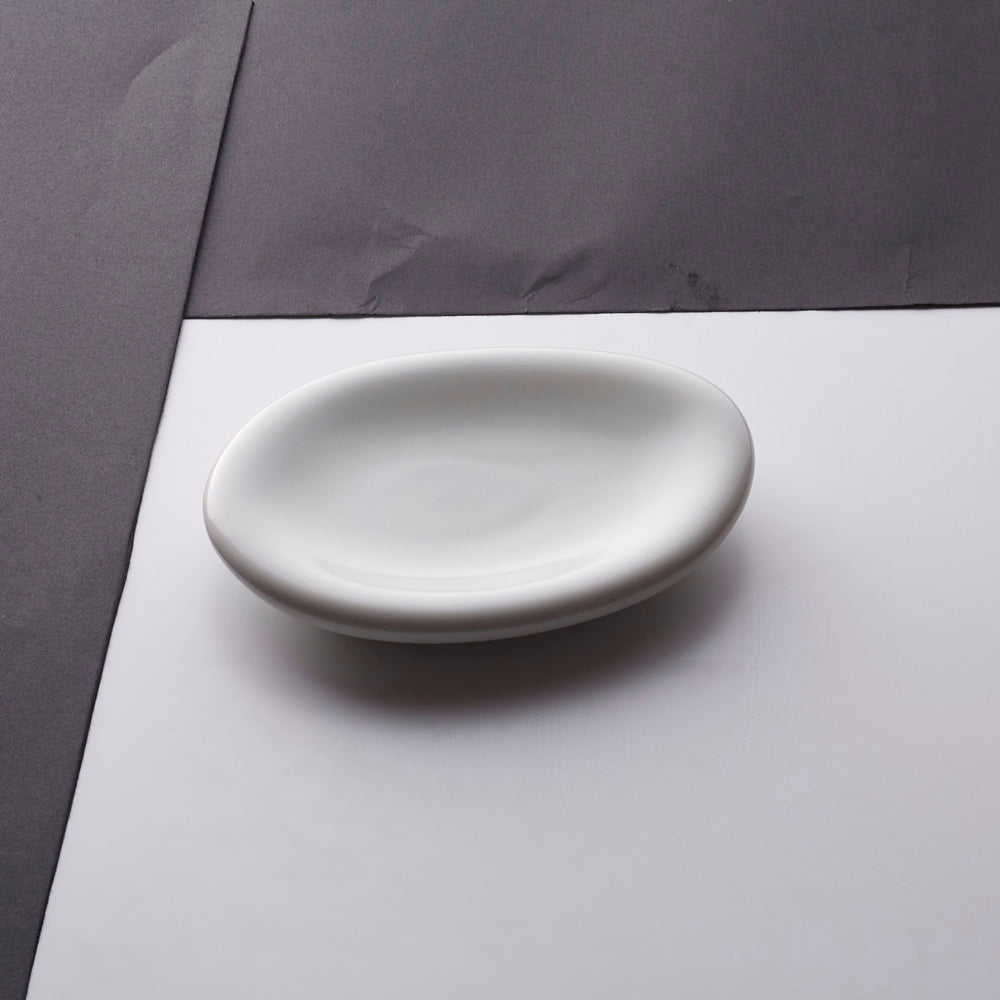 灰釉 ビーンズ S 白 【結婚式 ギフト 引き出物 食器類】