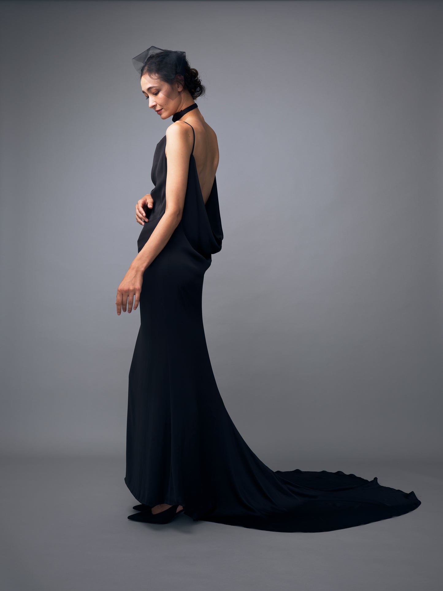 スリップドレスブラック【ウェディングドレス レンタル】