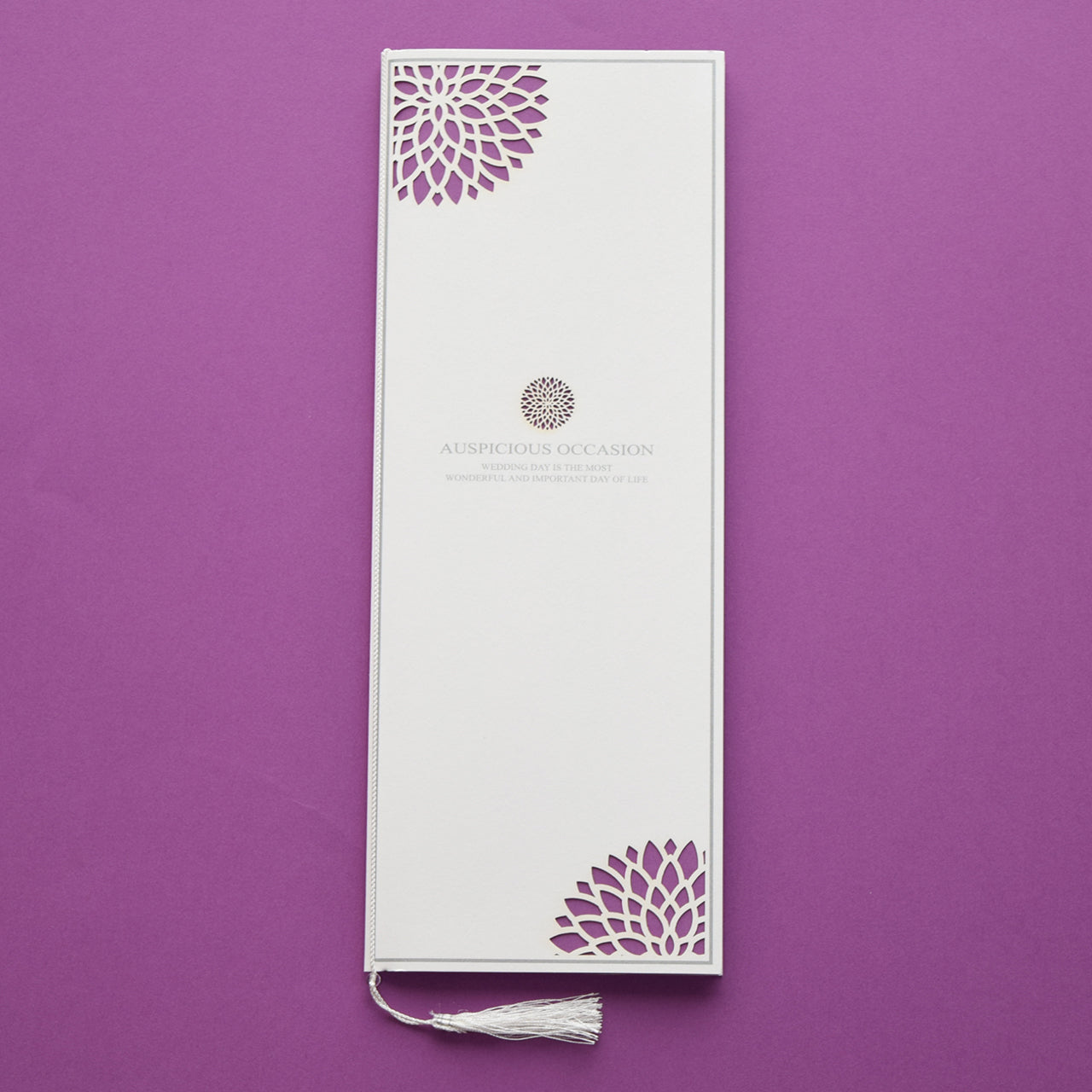 【※席次表+席札セット キャンペーン実施中※】ダリア むらさき 結婚式 席順表【結婚式 ペーパー 席次表】