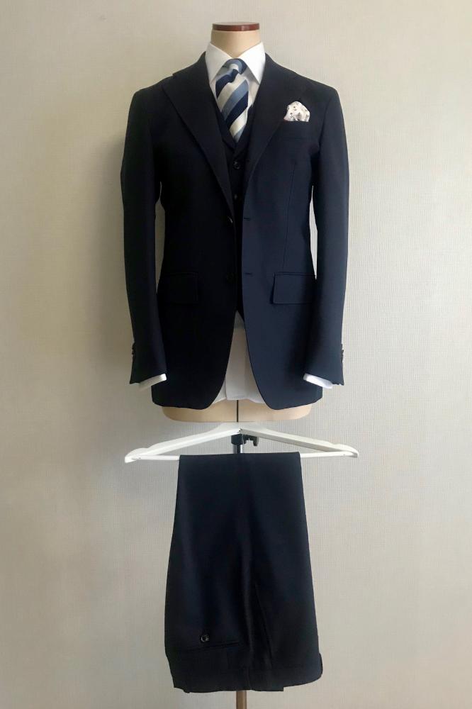 【ウェディング&ビジネス兼用3Pスーツ】 sartoria mare 1465 【結婚式 タキシード オーダーメイド】