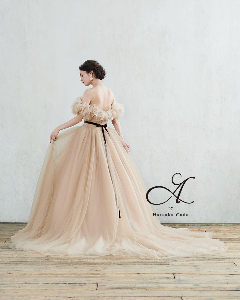 ジル HE-109(Beige)【カラードレス】