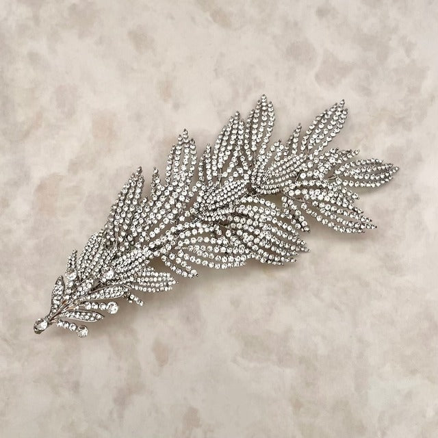 【ヘッドドレス】aile ビジューブライダルヘッドドレス 【結婚式 ヘアアクセサリー】