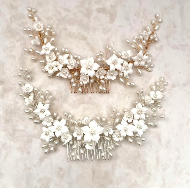 【ヘッドドレス】Mimi ブライダル小枝ヘッドアクセサリー 【結婚式 ヘアアクセサリー】