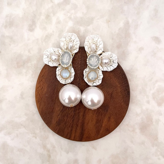 nager パールハンドメイドピアス 【結婚式 ピアス イヤリング】 – 結婚