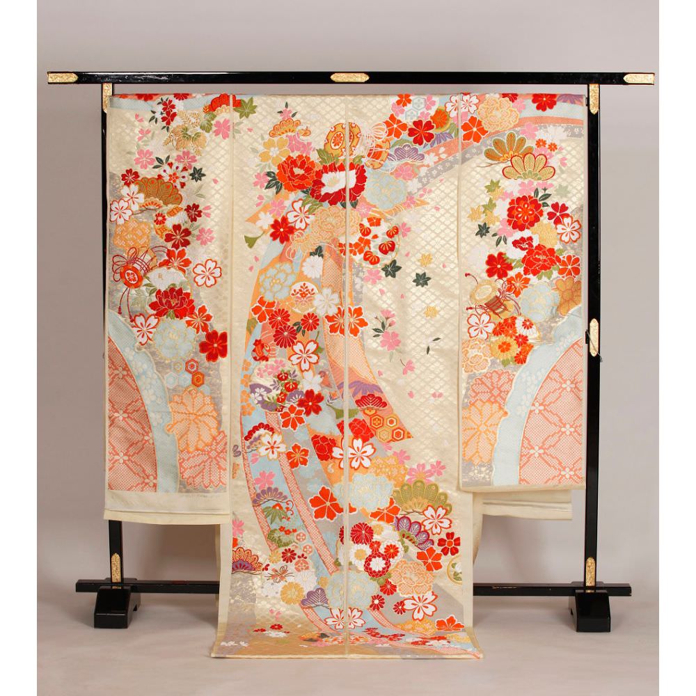 絢爛熨斗雪輪文 【結婚式 和装 色打掛 レンタル】