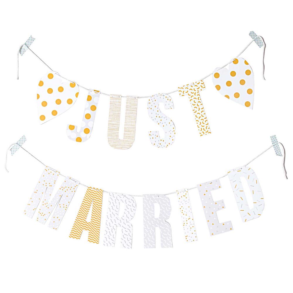 GARLAND JUST MARRIED 【結婚式 その他ウェルカムグッズ】