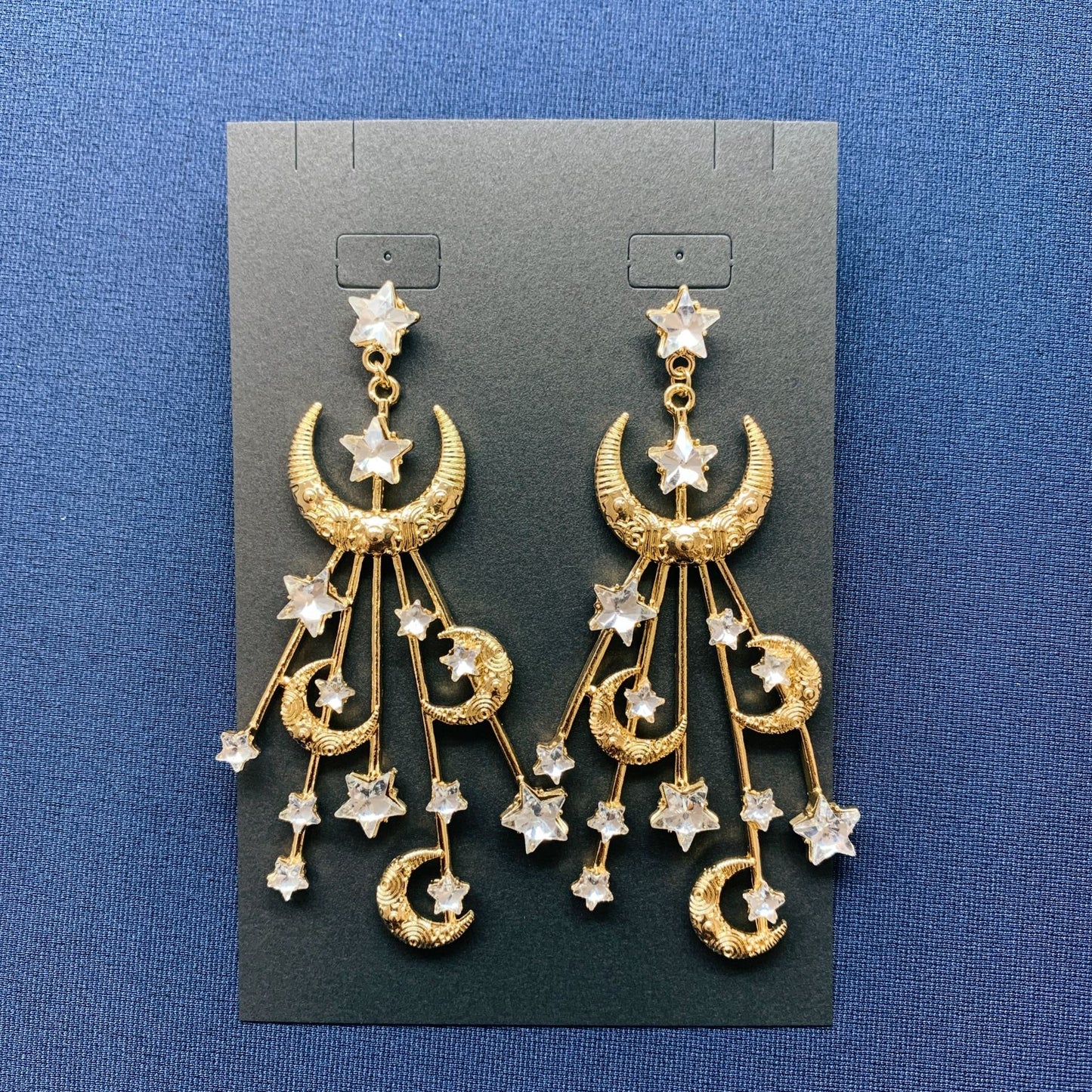 【ピアス】moonstarシャンデリアピアス 0998 【結婚式 ピアス イヤリング】