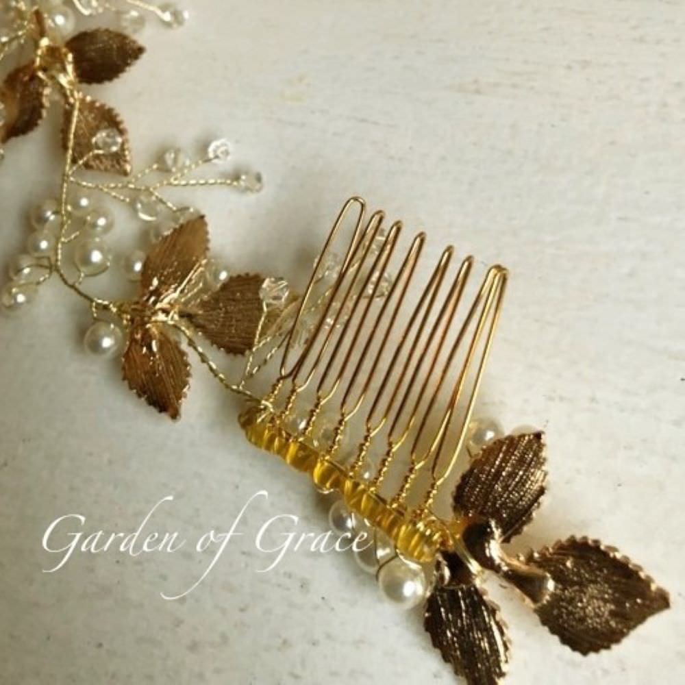 【クレールデュリュヌ】ヘアアクセサリー 【結婚式 ヘアアクセサリー】