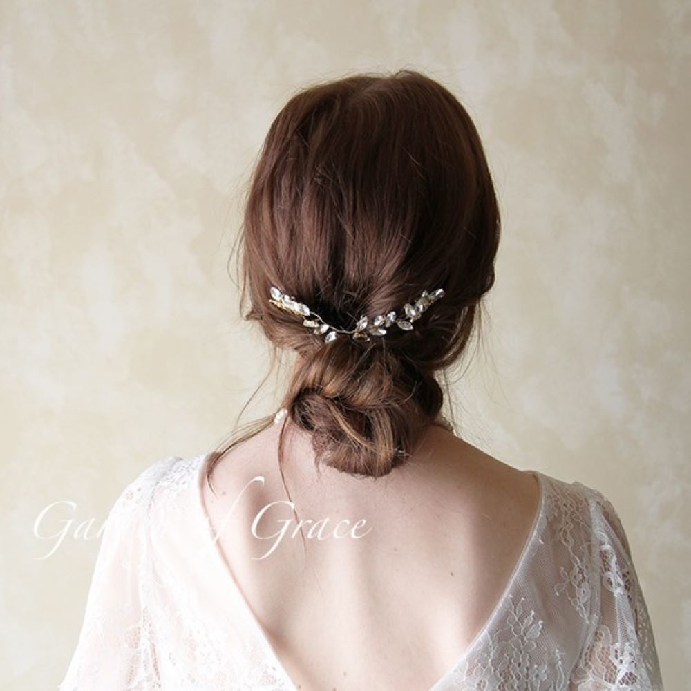 蔦モチーフgold 【結婚式 ヘアアクセサリー】 – 結婚式準備サイトCORDY