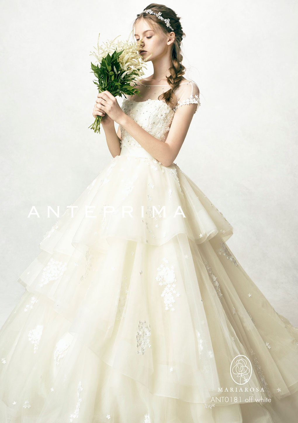 ANT0181ow【ウェディングドレス レンタル】
