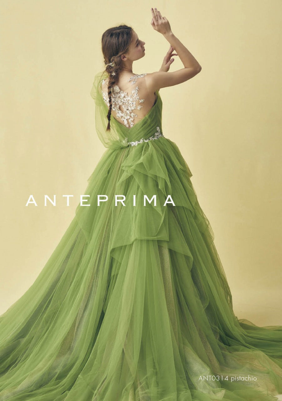 ANT0314_pistachio【結婚式 カラードレス レンタル】