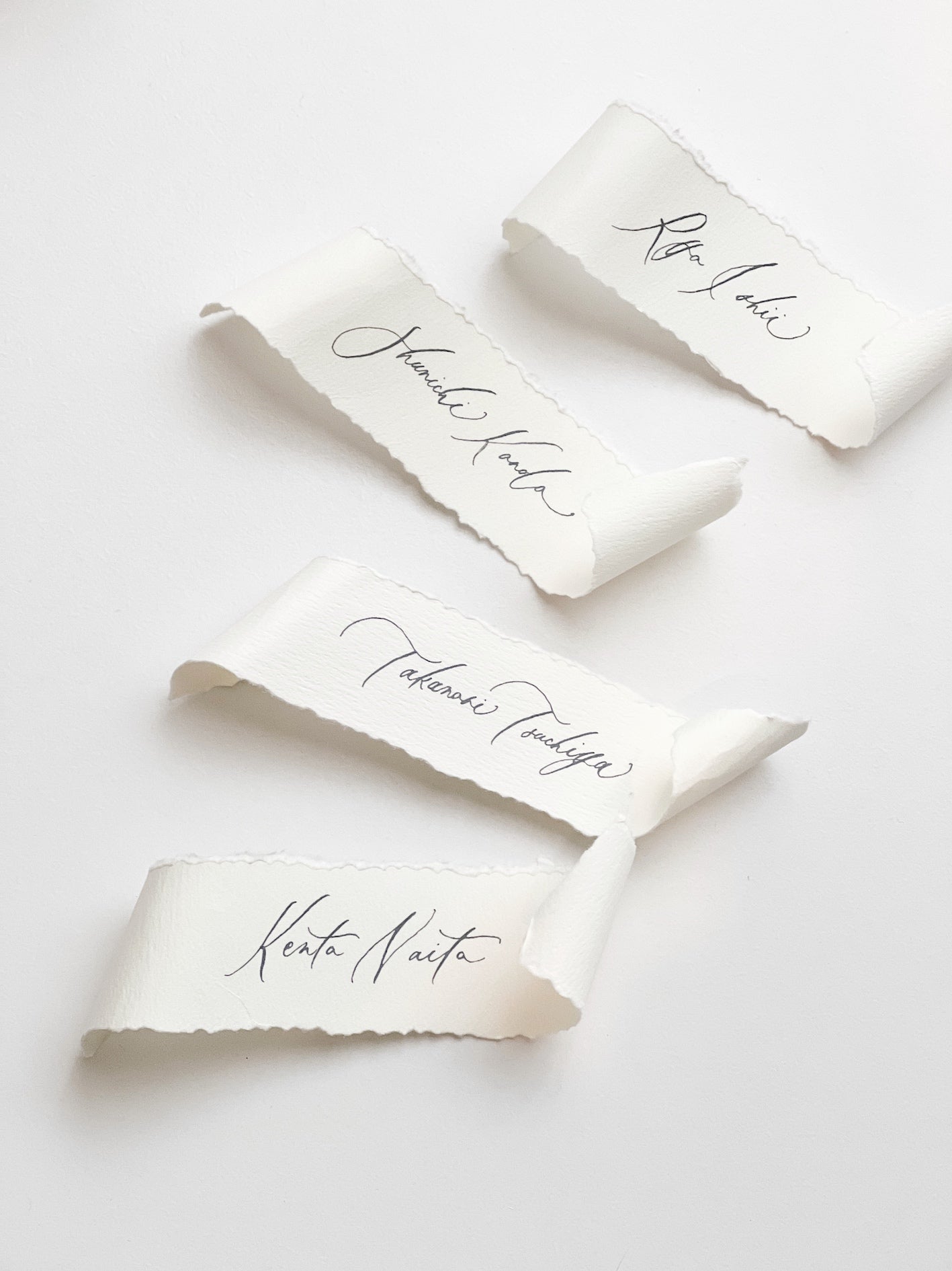 【結婚式 席札】ロール席札【結婚式 ペーパー 席札】