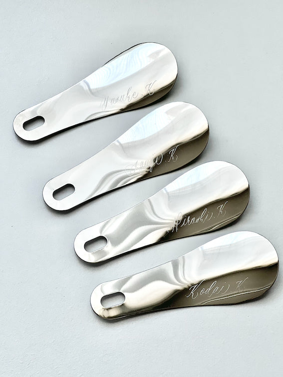 【結婚式 席札】シューホーン席札(シルバー)【結婚式 ペーパー 席札】