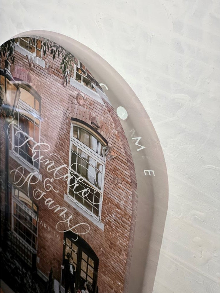 アーチウェルカムボード 【結婚式 ウェルカムボード オーダーメイド】