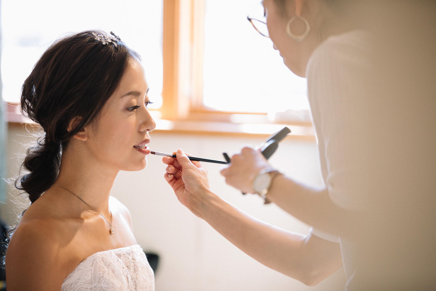 洋装へアメイク1点 お仕度上がりまで【結婚式 ヘアメイク 新郎 新婦】
