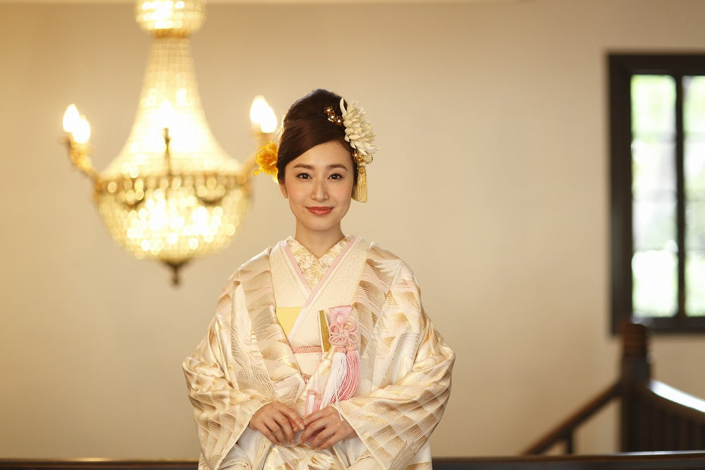 千翔鶴:着付け1点(お引上げ込) 【結婚式 和装 白無垢 レンタル】