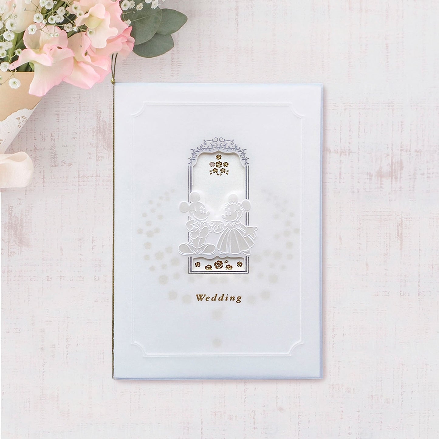 メニュー 「 ミッキー&ミニー 」 手作りキット | 結婚式 パーティー【結婚式 ペーパー メニュー表】