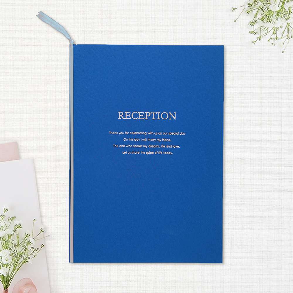 A4 席次表 「 マリアージュ ブルー 」 手作りキット | 結婚式 パーティー【結婚式 ペーパー 席次表】