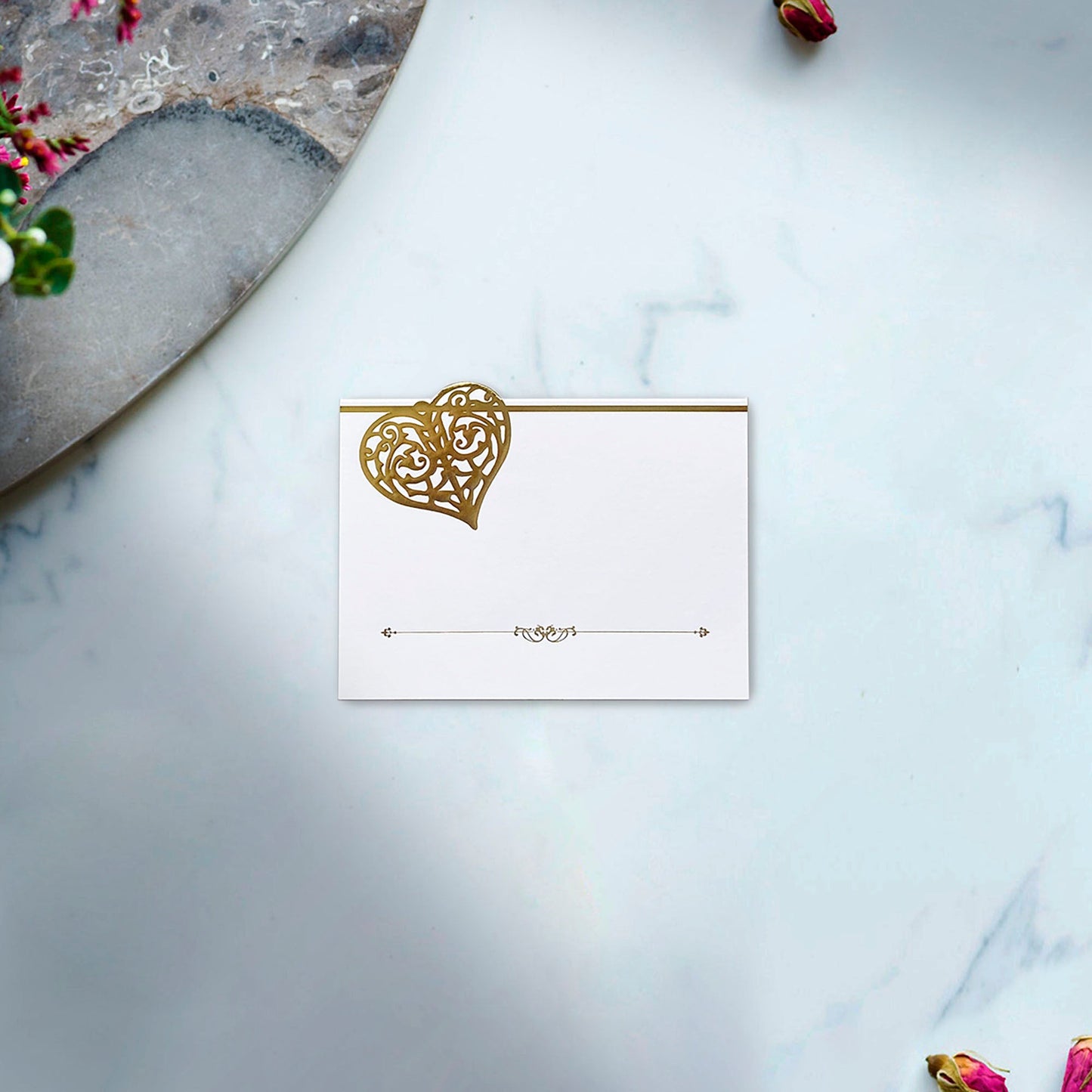 席札 「 サンタムール アイボリー 」 手作りキット | 結婚式 パーティー【結婚式 ペーパー 席札】