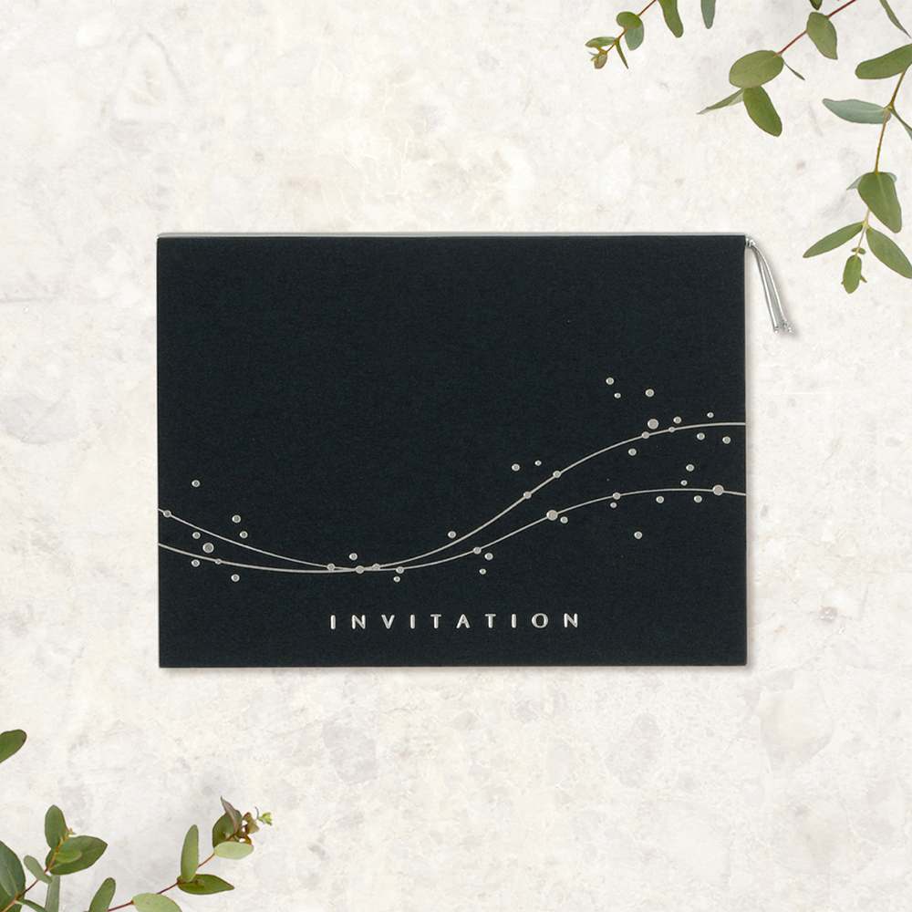 招待状 「 シルバーポップ 」 手作りキット | 結婚式 パーティー【結婚式 ペーパー 招待状】