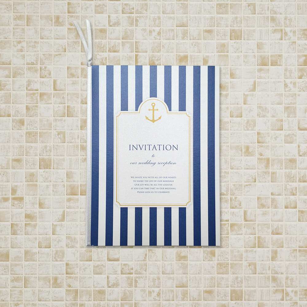 招待状 「 アンカー 」 手作りキット | 結婚式 パーティー【結婚式 ペーパー 招待状】