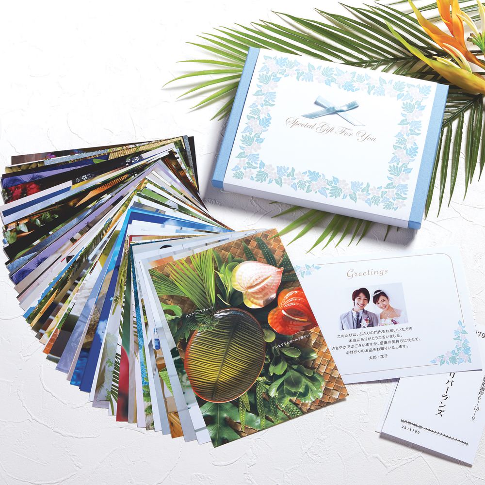 カタログギフト「フィールリゾート」オーシャン エタニティー リボン 【結婚式 引き出物 カタログギフト】