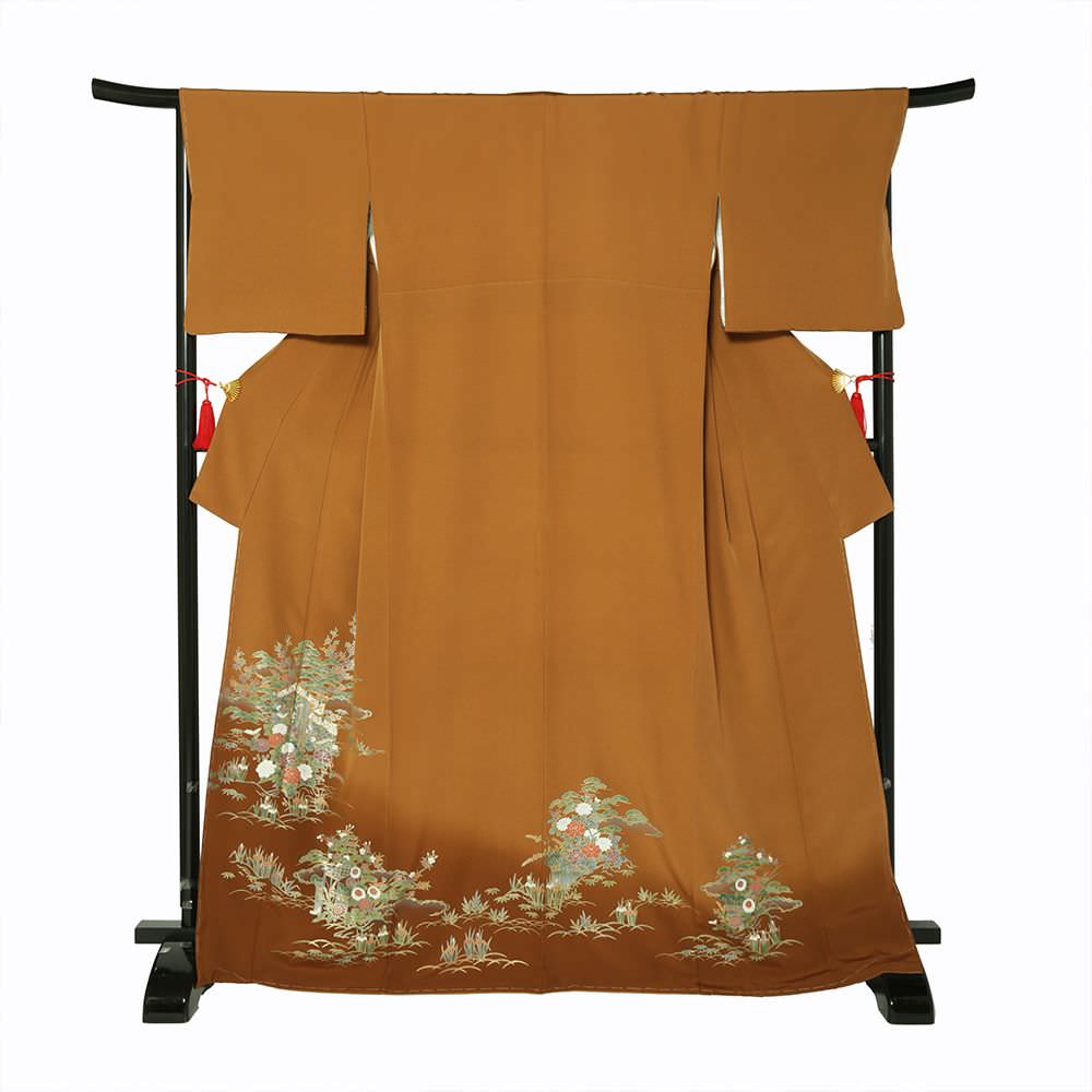 色留袖D-24-c 【結婚式 訪問着 色留袖 レンタル】