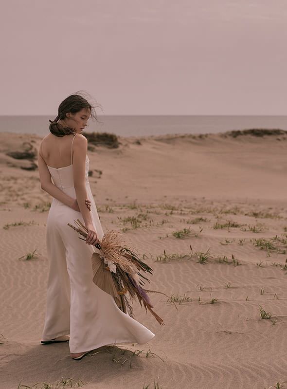 DBW-169【ウェディングドレス レンタル】パンツスタイル 【ウェディングドレス レンタル】