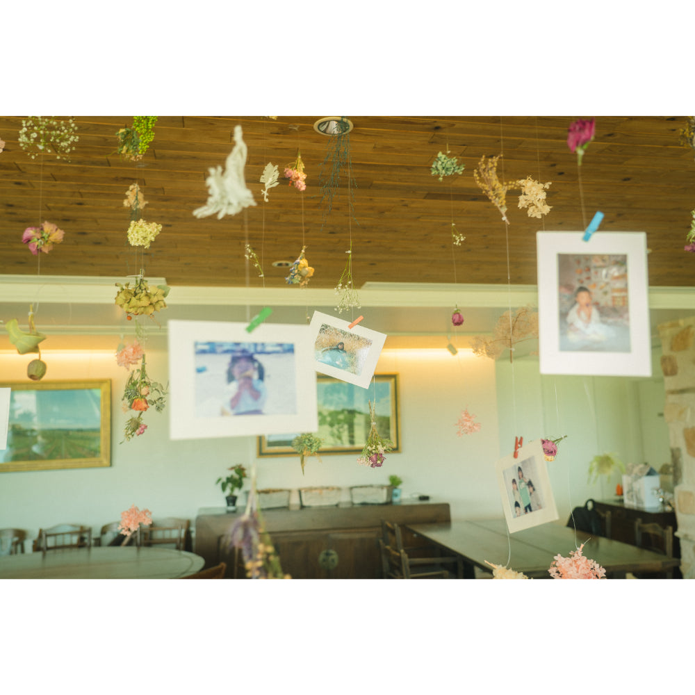 【ドライフラワー・生花】フワラーカーテン 【結婚式 フラワー 会場装花 オーダーメイド】