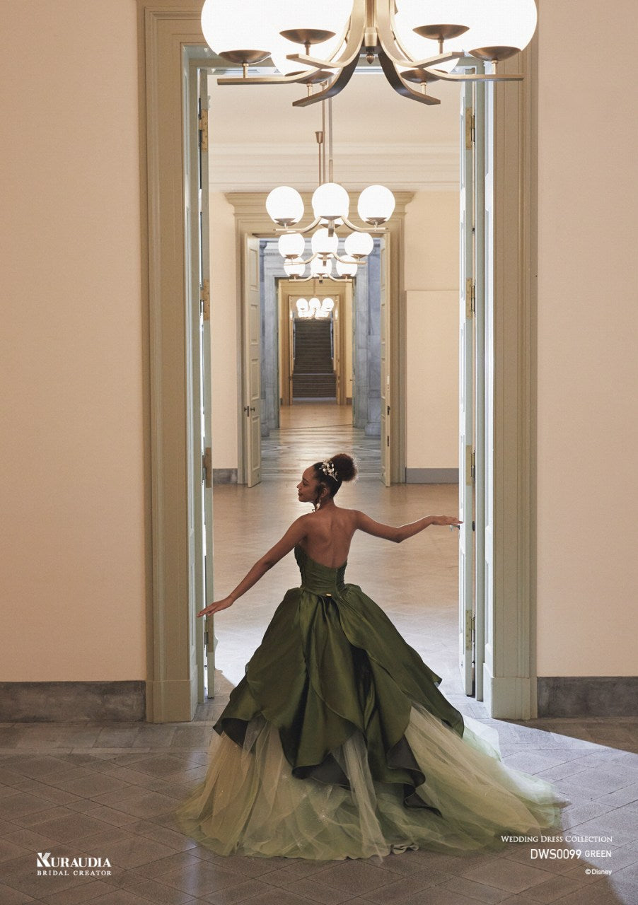 DWS0099Green【結婚式 カラードレス レンタル】