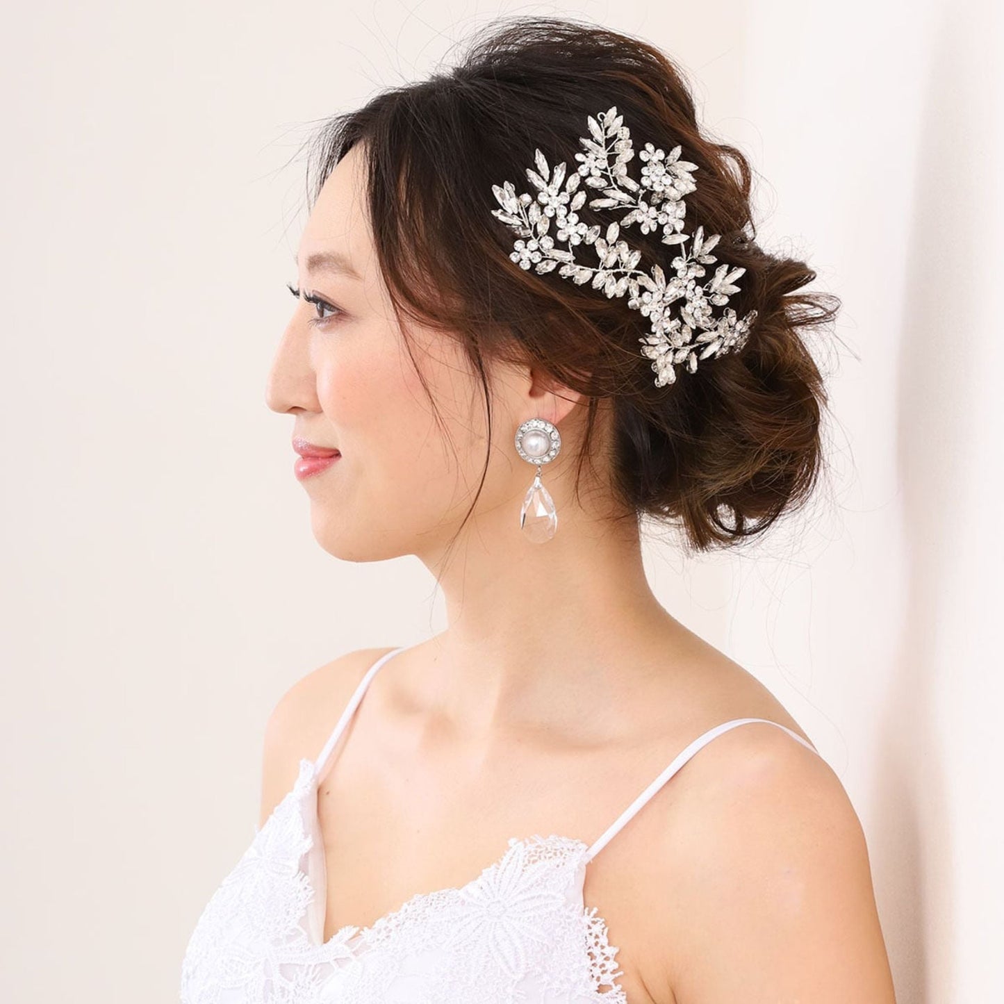 【ピアス】vintage remake series パールボタンピアス 【結婚式 ピアス イヤリング】