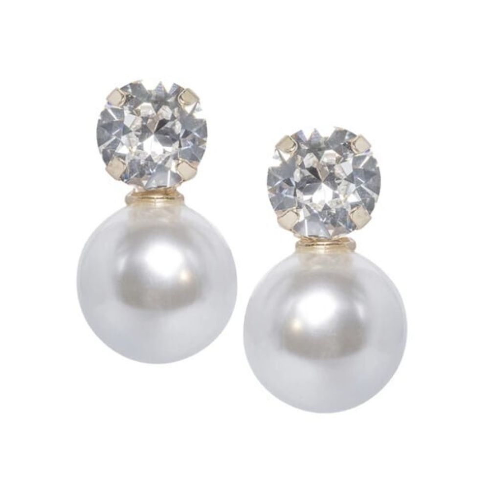 販売【ピアス】【Elizabeth Bower】Duet Stud ゴールド 【結婚式 ピアス イヤリング】