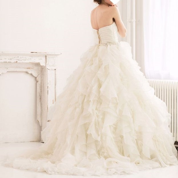 【SALE】白ドレス オフホワイト 【販売衣装】