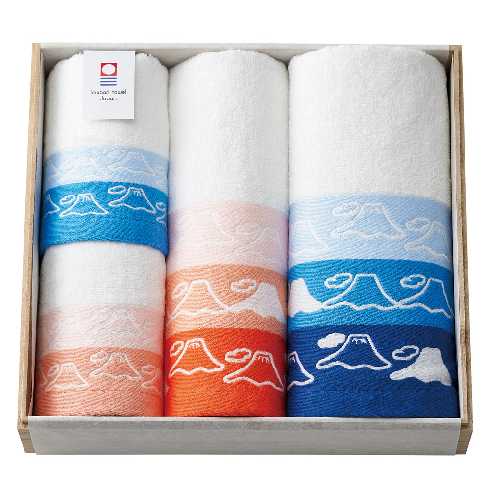 FUJI タオルセットH(木箱入) 【結婚式 ギフト 引き出物 タオル 寝具】