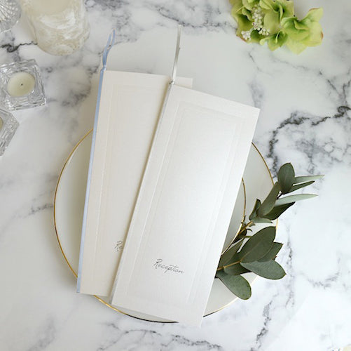 【結婚式 席次表】 バレンシア パールアイボリー(印刷込み)【結婚式 ペーパー 席次表】