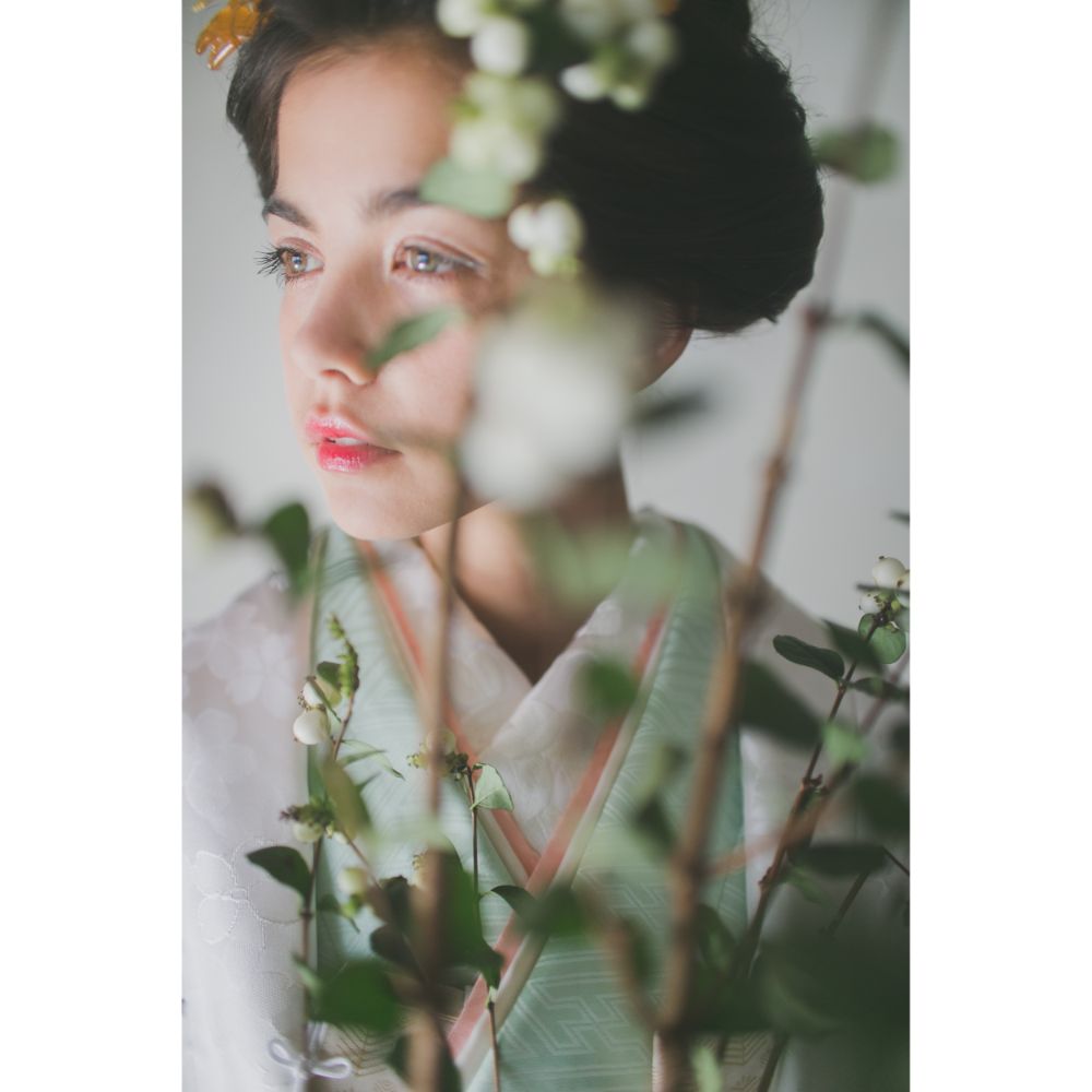 四季花橋飛翔流水 【結婚式 和装 白無垢 レンタル】