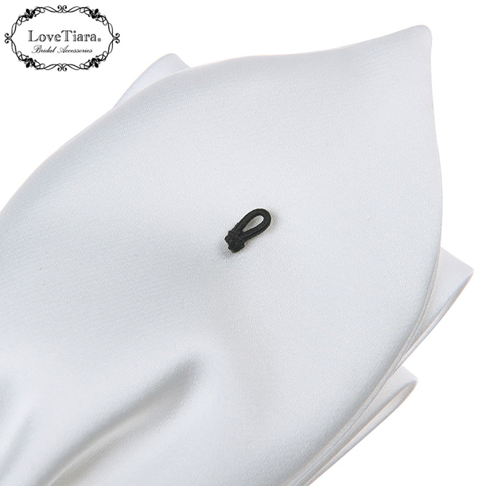 リボンヘッドドレス【フォーチュンリボン】【結婚式 ヘアアクセサリー】(H-184)