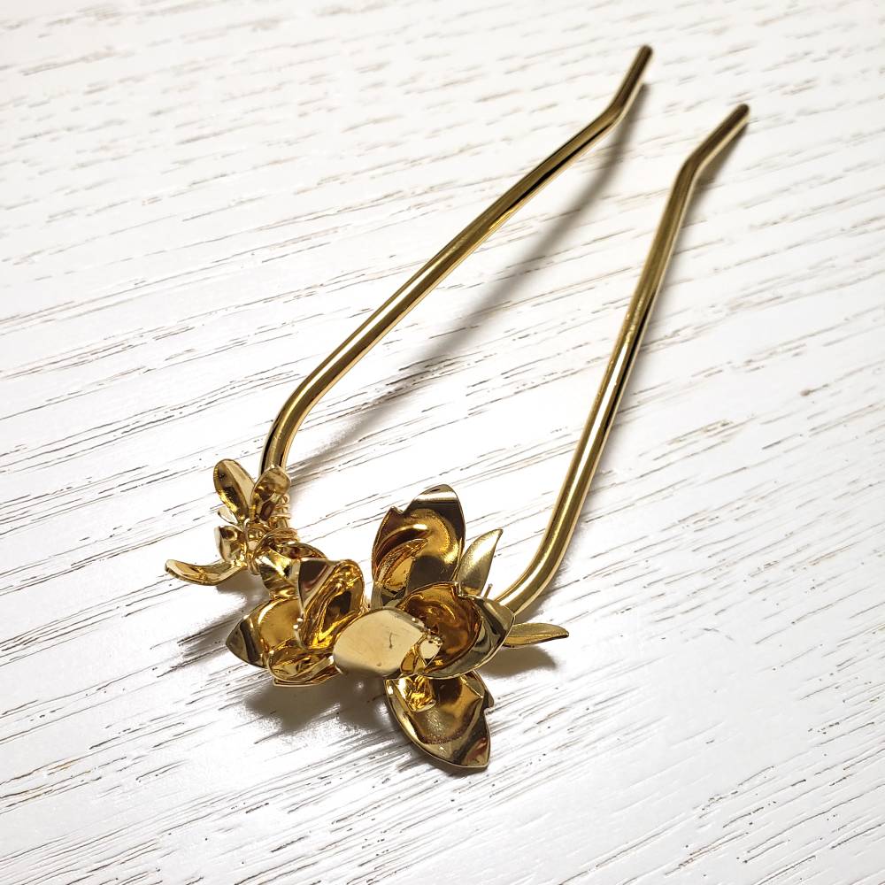 【3泊4日】a.b.Ellie Magnolia U Hairpin U字コーム 【結婚式 ヘアアクセサリー レンタル】