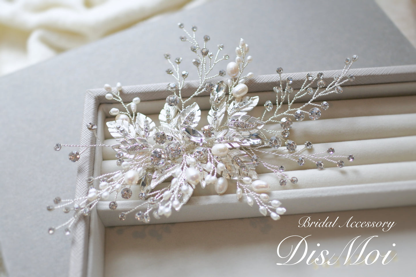 【ヘッドドレス】ヘッドピース ~ブライダルヘッドドレス~ ≪HP-34≫ 【結婚式 ヘアアクセサリー】