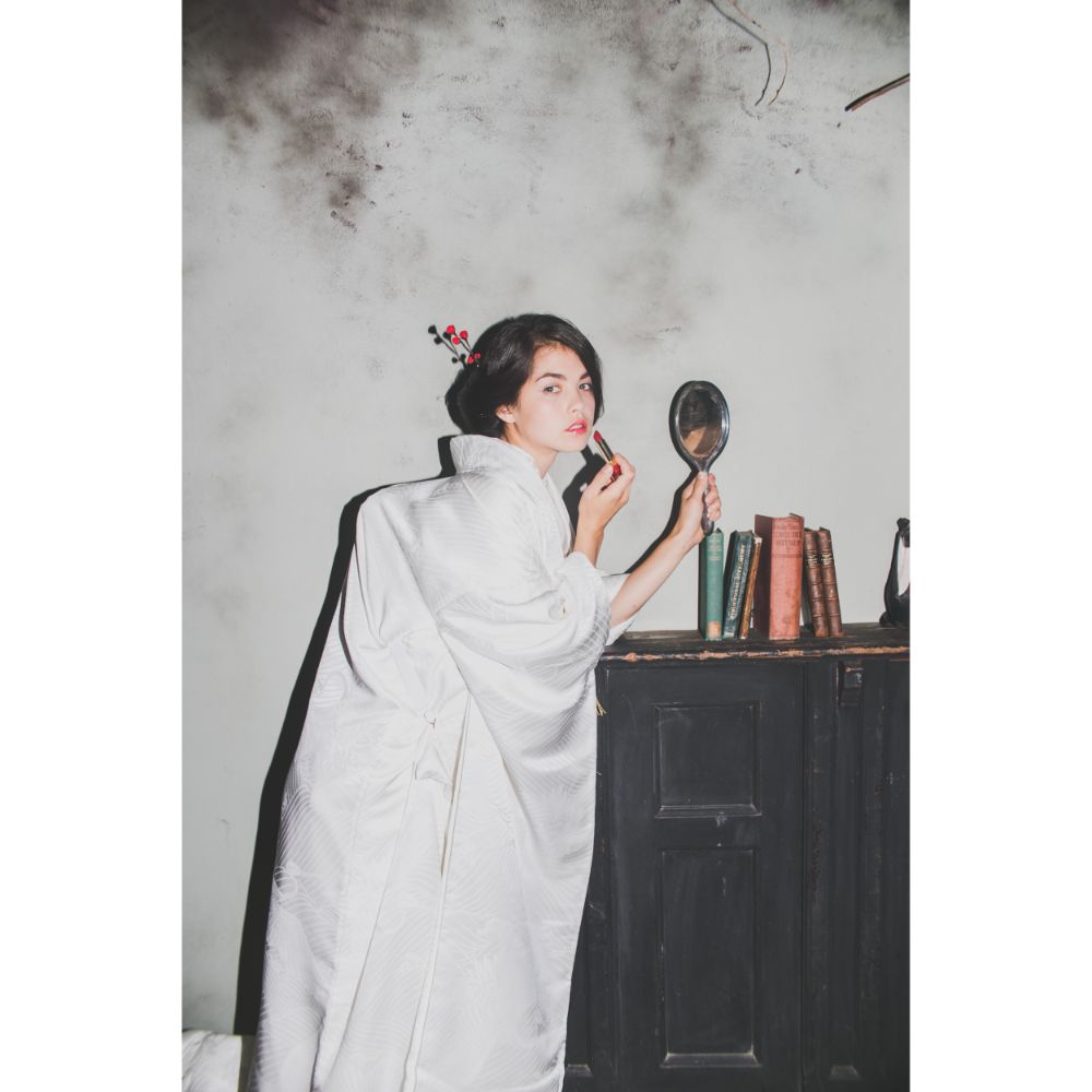 飛翔古典波文様 【結婚式 和装 白無垢 レンタル】