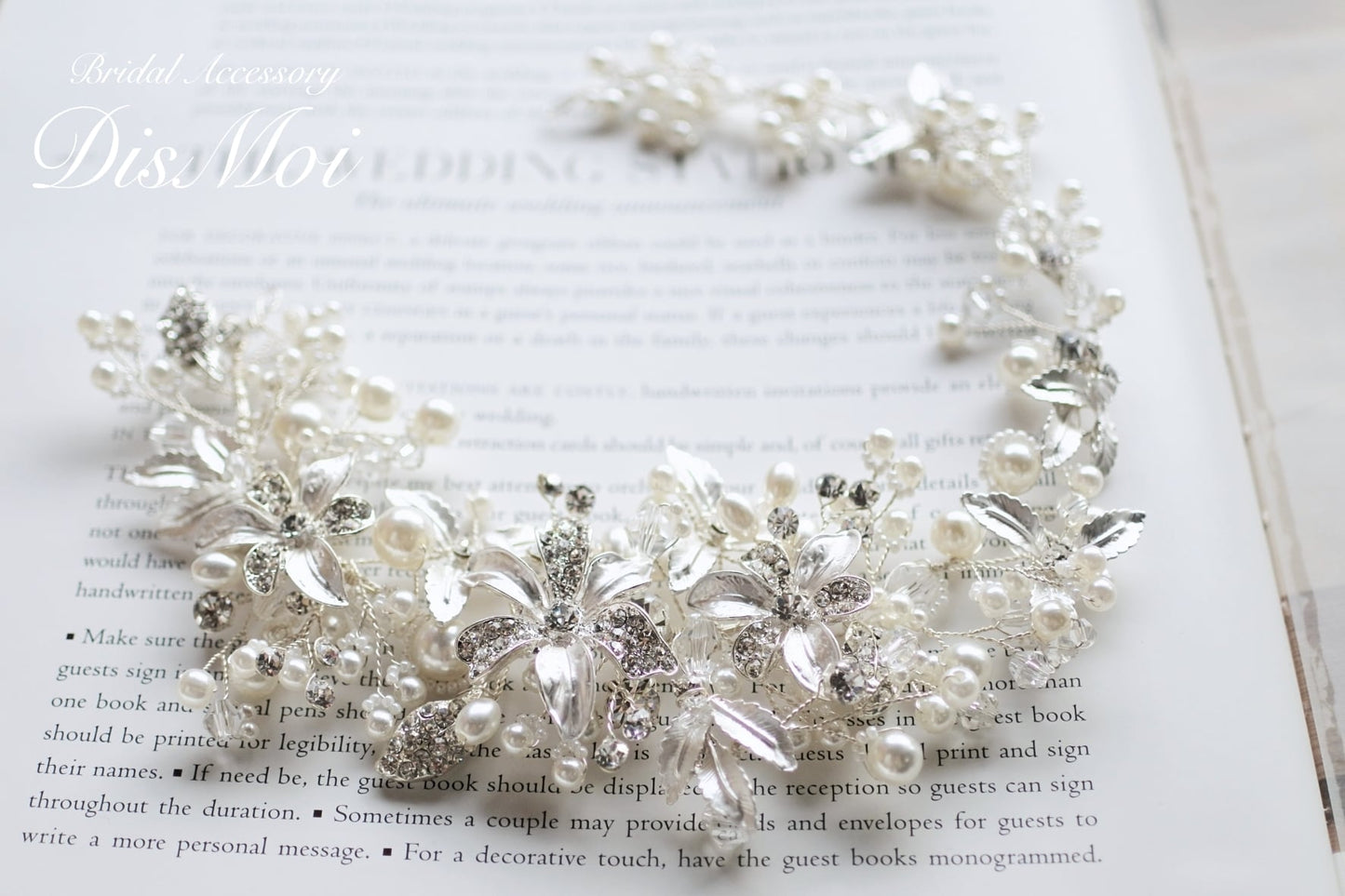 【ヘッドドレス】小枝アクセサリー ~ブライダルヘッドドレス~ ≪HV-25≫ 【結婚式 ヘアアクセサリー】