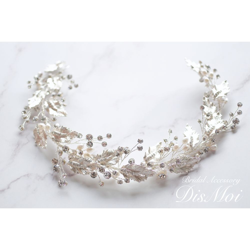 【ヘッドドレス】小枝アクセサリー ~ブライダルヘッドドレス~ ≪HV-32≫ 【結婚式 ヘアアクセサリー】