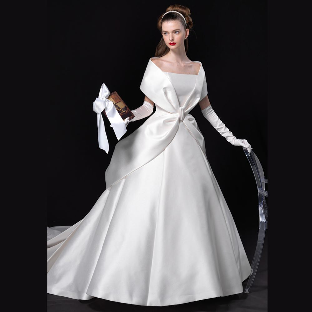 シンプルヘップバーン 【ウェディングドレス オーダーメイド】