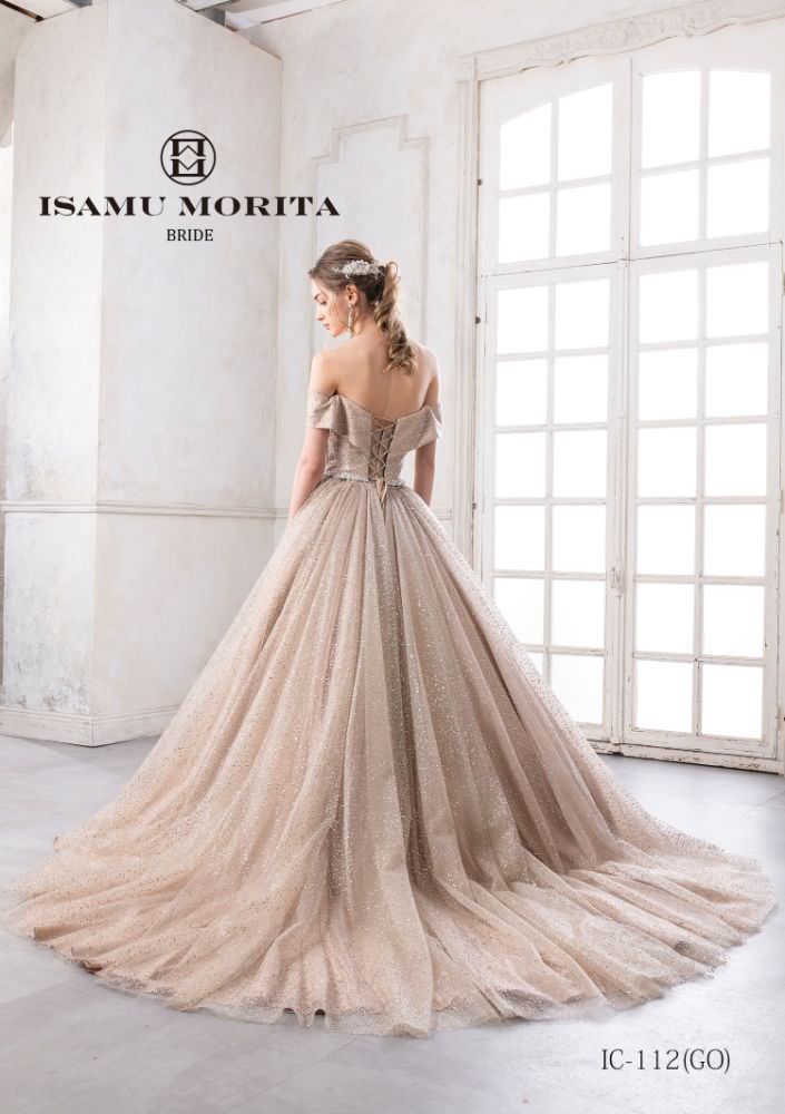 IC-112(GO) 【結婚式 カラードレス レンタル】