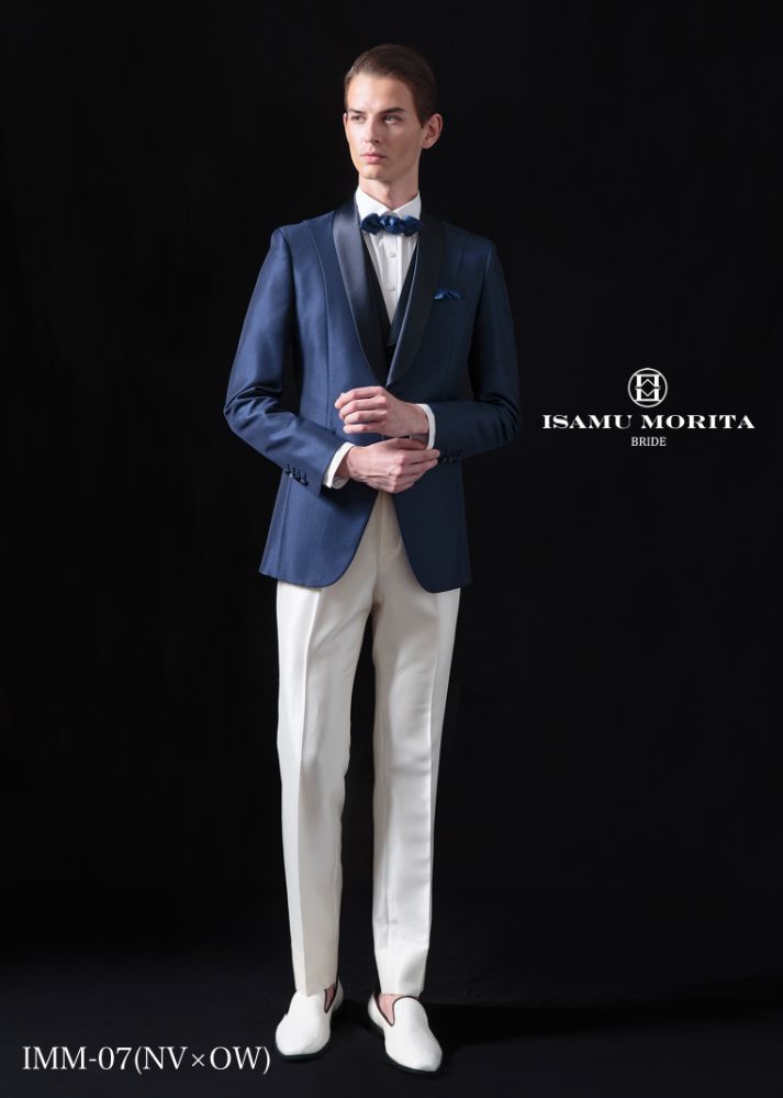 IMM-07(NV×OW) 【結婚式 タキシード レンタル】